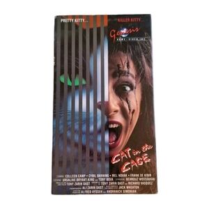 Cat in the Cage (VHS, 1988) Colleen Camp Cybil Danning Horror Rare